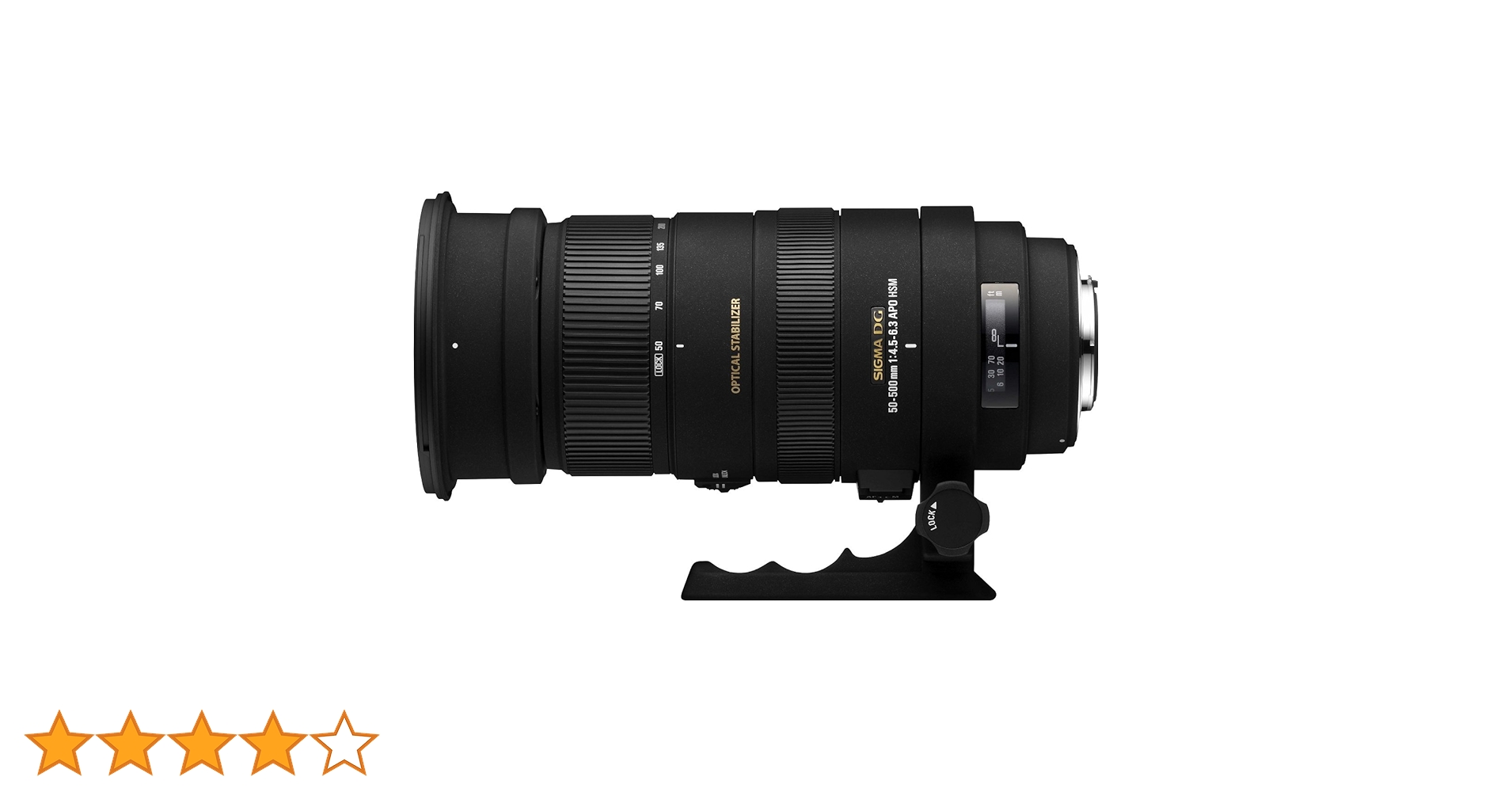 Sigma 50-500mm f/4-6.3 APO EX DG HSM Optical Stabilised Zoom Sigma 50-500mm f/4-6.3 APO EX DG HSM Optical Stabilised Zoom